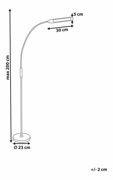 Stojanová lampa Yoshi (černá)