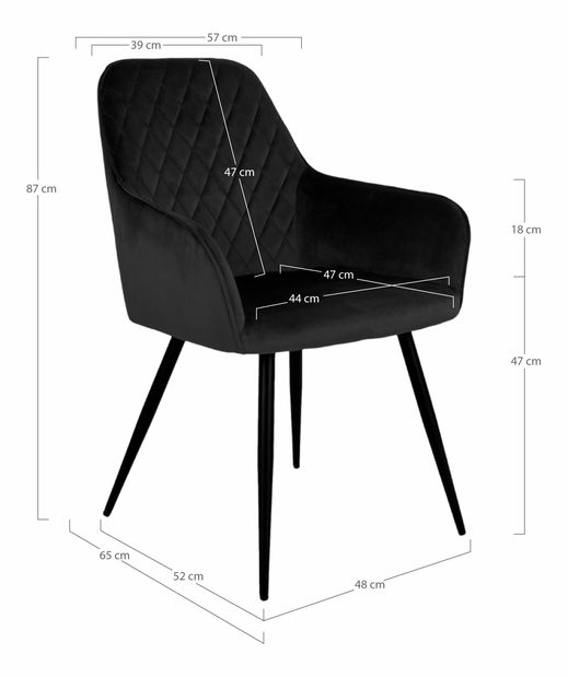 Jídelní židle Heravina 1 (černá)