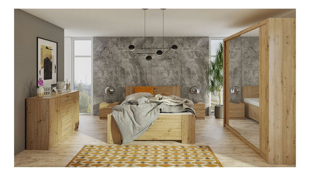 Ložnice Bonaparte 4 (dub artisan)