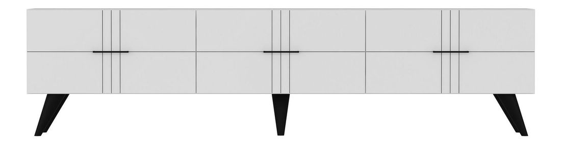 TV stolek/skříňka Pemuke (bílá)