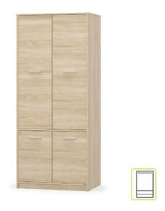 Šatní skříň Thornham 4D