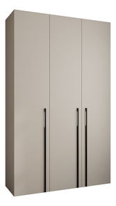 Šatní skříň 150 cm Carmela 40-3 (kašmír + černá)