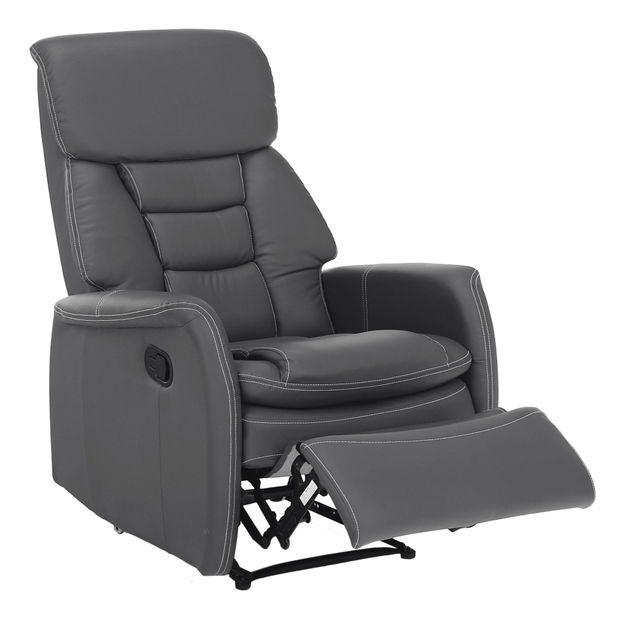 Relaxační křeslo Kalite (šedá)