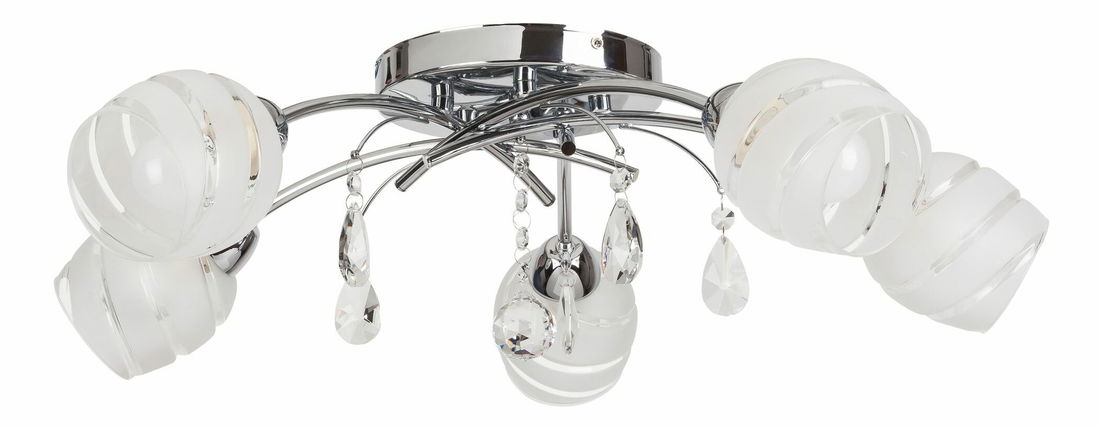 Bodové svítidlo Melissa 2622 (chromová + bílá + průhledná)