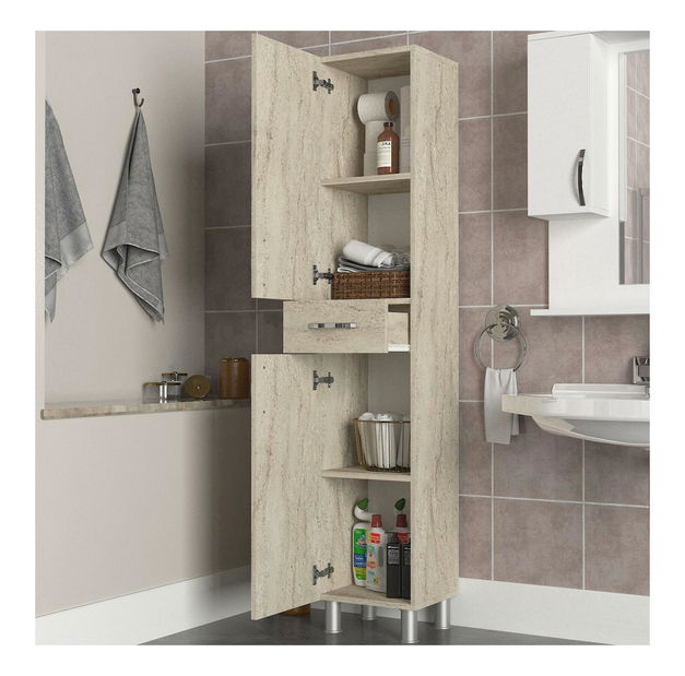 Koupelnová skříňka Sun (travertin)