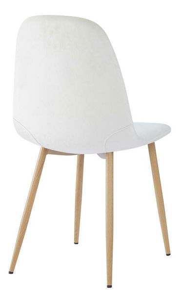 Jídelní židle Laga (béžová + buk)