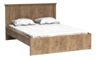Manželská postel 160 cm Atena 05 (s roštem) (craft zlatý)