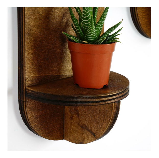 Set 2ks. polic Baboma 11 (ořech)