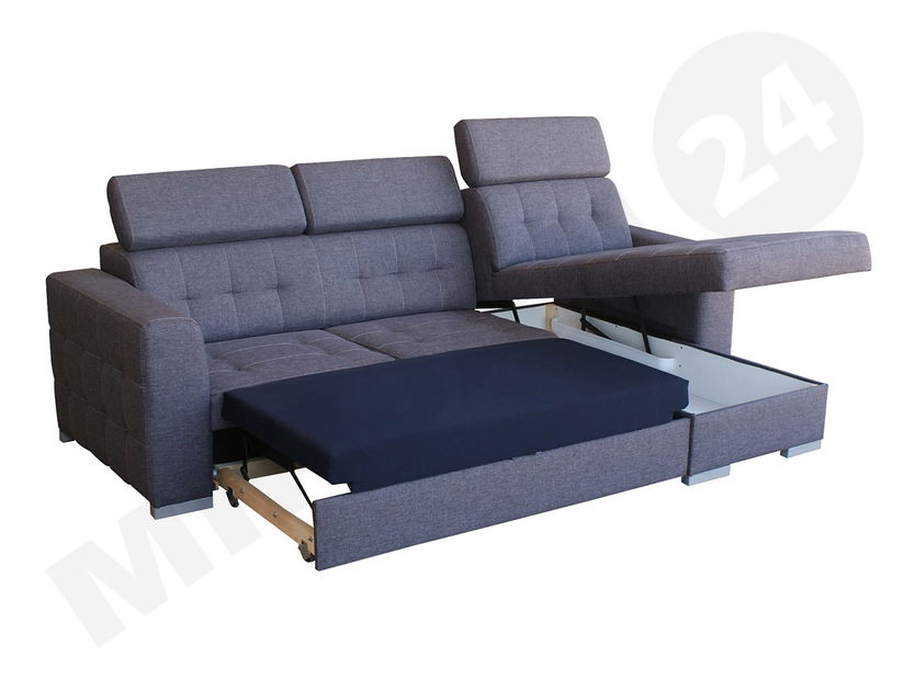 Rohová sedací souprava Somkera (tmavě zelená)