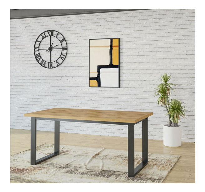 Jídelní stůl Harley Typ 92 (pro 4 až 6 osob) (dub wotan)