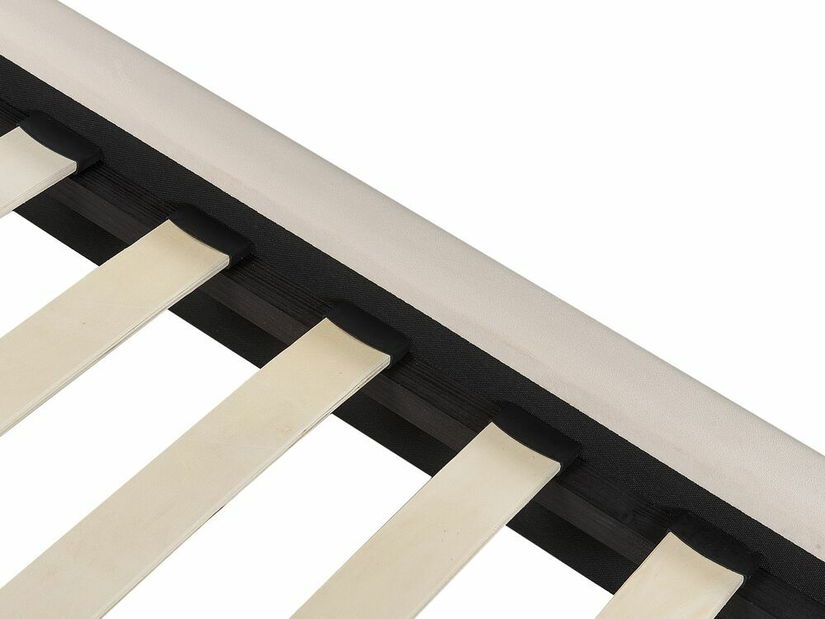 Manželská postel 140 cm Flora (béžová) (s roštem)