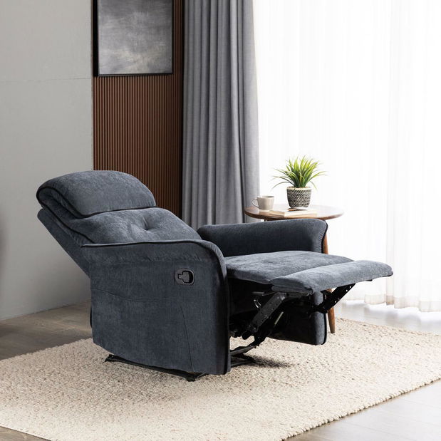 Polohovací křeslo Trato (šedá)