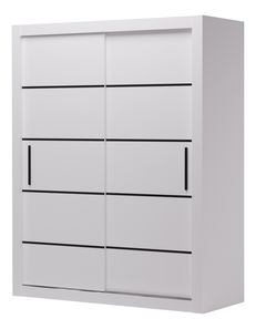Šatní skříň Morello (bílá)