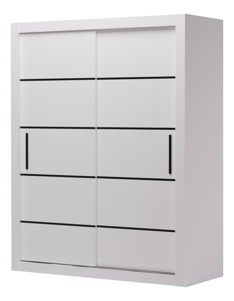 Šatní skříň Morello (bílá)