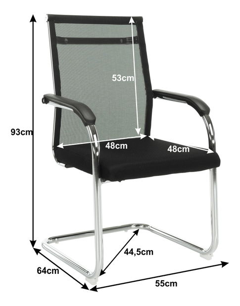 Kancelářská židle Esso (černá)