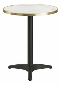 Bistro stůl Bsamira 1 (bílá + černá)