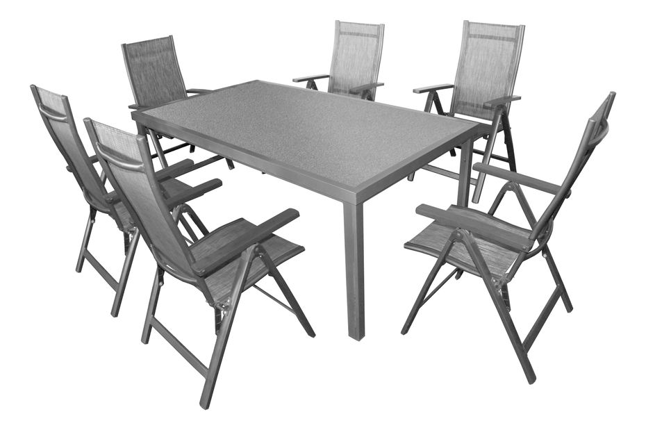 Zahradní nábytek Hecht Stone set 1+6 (hliník)