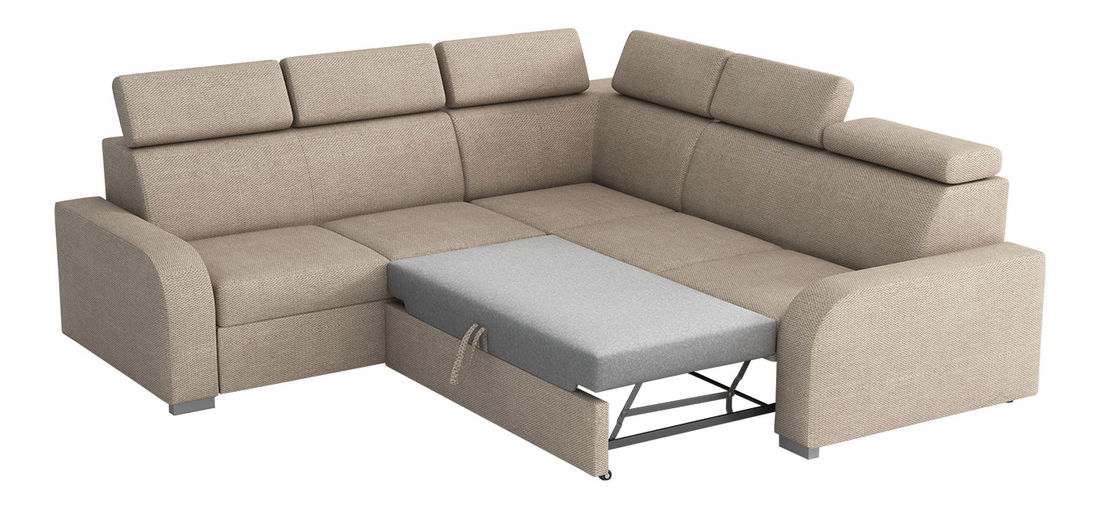 Rohová sedačka Lyseri 2rR2p (tmavě šedá) (s úl. prostorem)