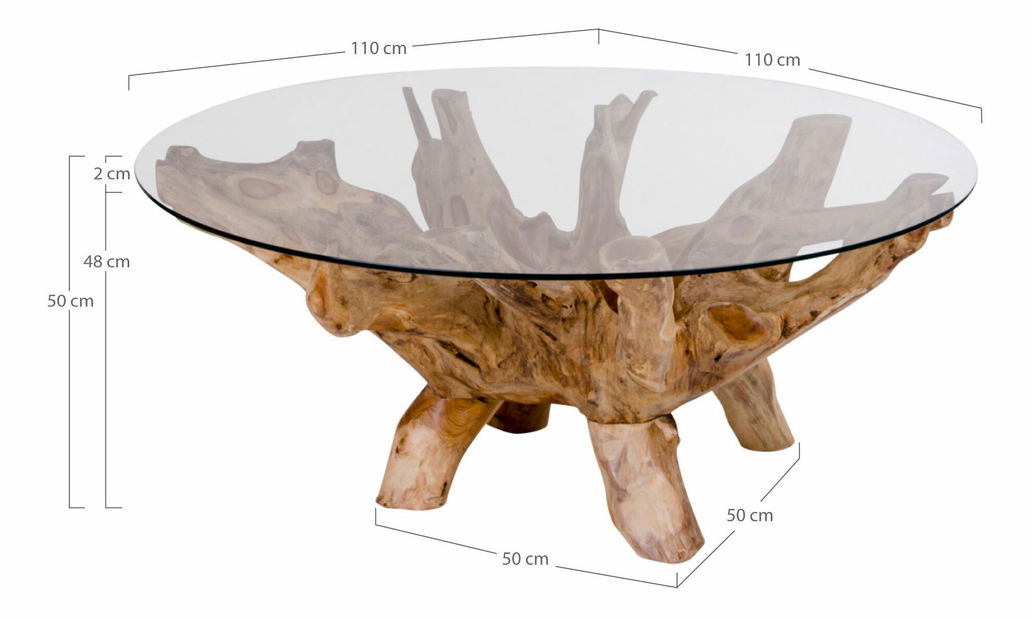 Konferenční stolek Ainsalia (přírodní)