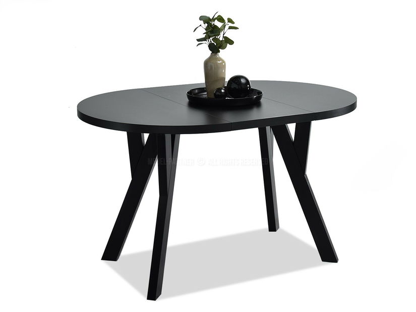 Jídelní stůl Bulgaria (černá + krémová)