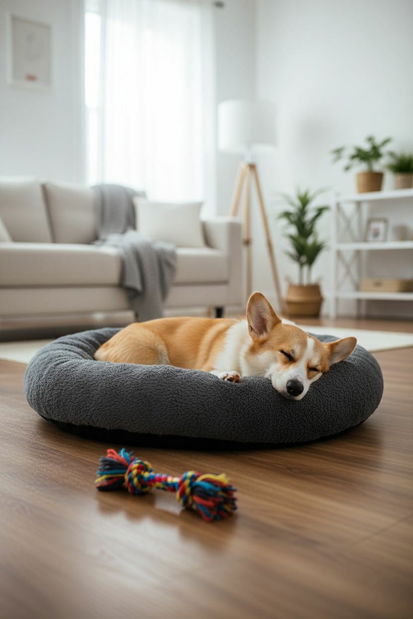 Pelíšek pro domácí zvíře Pugga M (bílá)