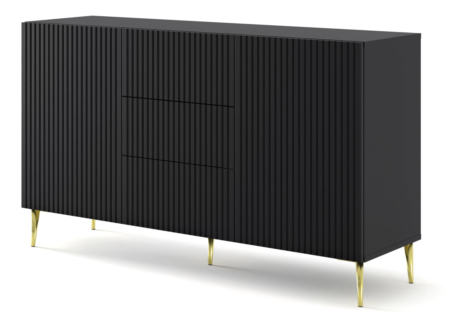 Komoda Rawy 2D3S 2 (černá)