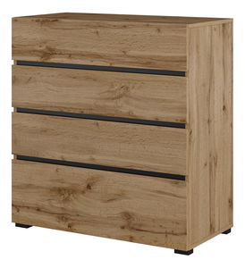 Komoda Crossroad S28 (dub wotan + černá)