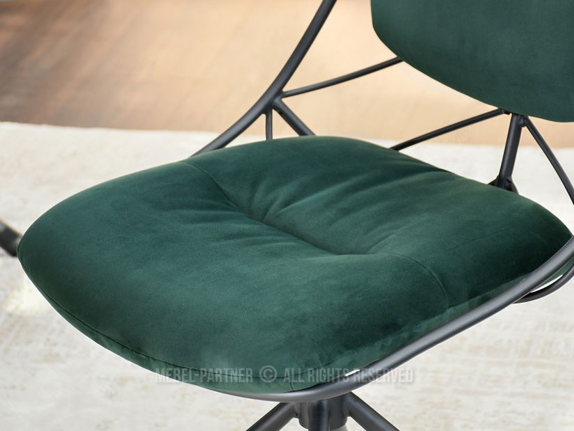 Židle Brooklyn (zelená + černá)