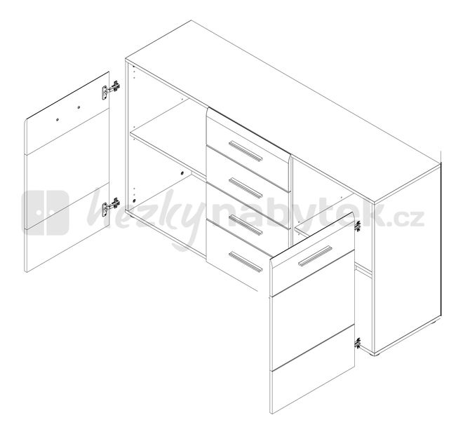 Komoda Kombino 26 CMBK26