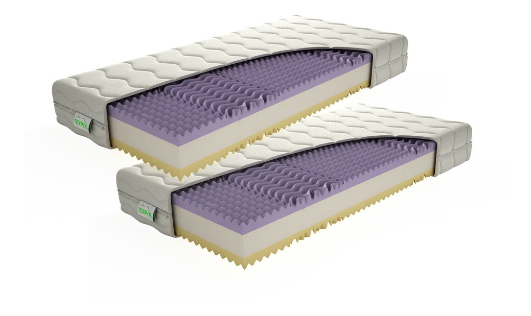 Pěnová matrace Diva 200x90 cm (T3/T4) *AKCE 1+1
