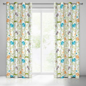 Záclona 140x250 cm Jumanji (bílá)