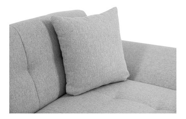 Rohová sedací souprava Makalu (černá + šedá)