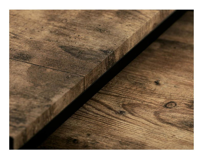 Set 3 konferenčních stolků Ascendio (old style wood)