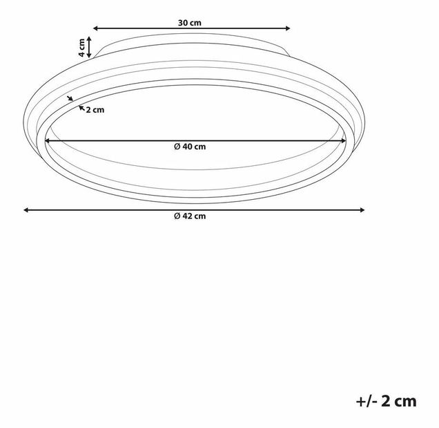  Stropní svítidlo Tanner (zlatá + bílá)