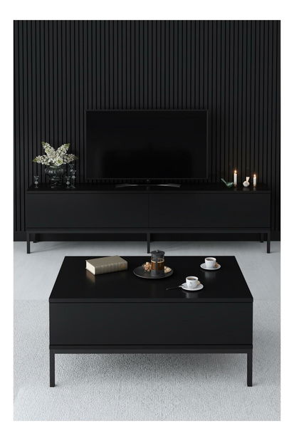 Konferenční stolek Lurde (černá)