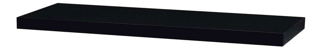 Nástěnná police Paternales (vysoký lesk černý)