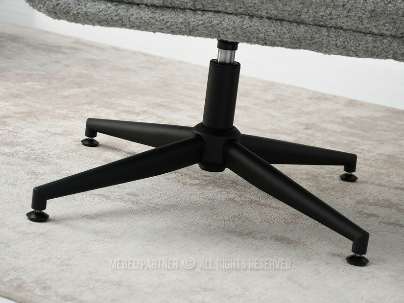 Křeslo Trudy (šedá + černá)