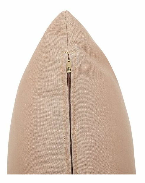 Sada 2 ozdobných polštářů 40 x 40 cm Pali (béžová)