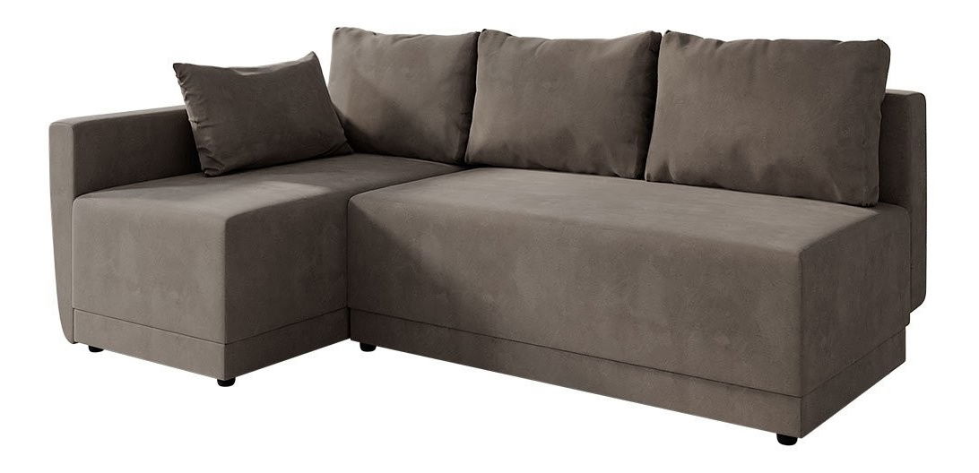 Rohová sedací souprava Pinata (šedobílá)