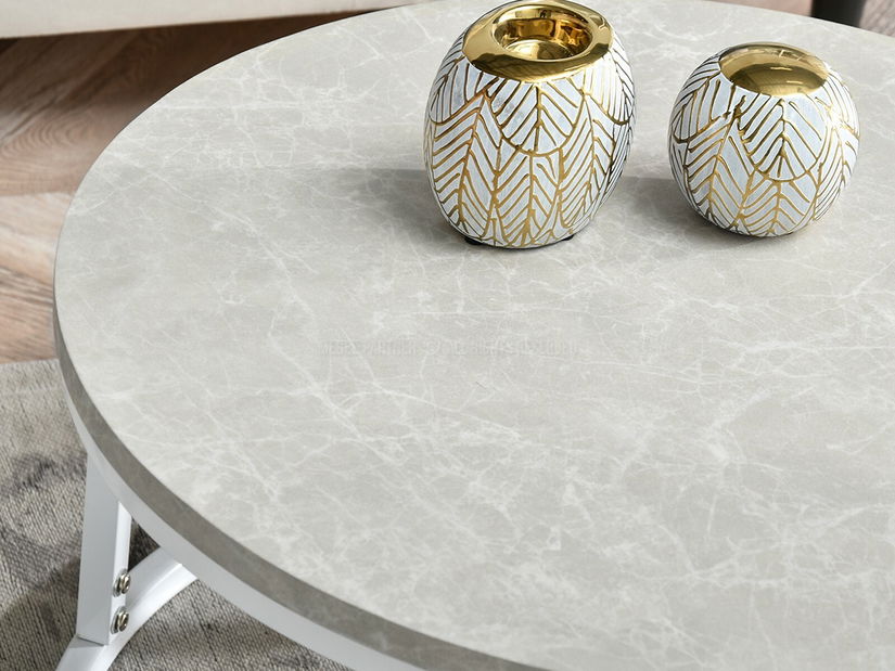 Konferenční stolek Kolja Stolek S (šedá + bílá)