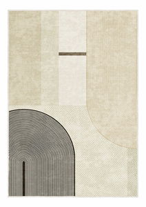 Koberec 160 x 230 cm Infence 12 (hnědá + šedá)