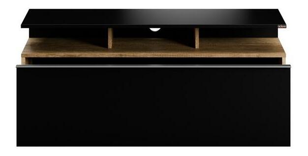 TV skříňka Thea 1 (černá + ořech)