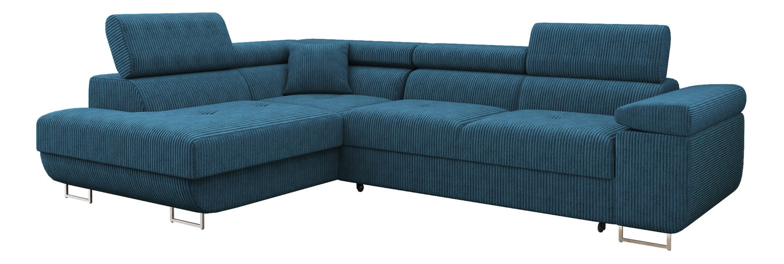 Rohová sedací souprava Tulin (tmavě modrá)