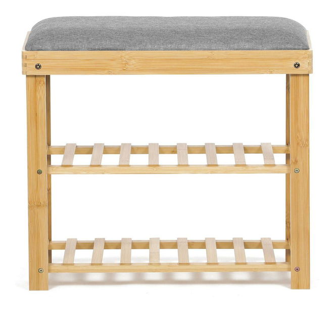 Botník Darse (bambus + šedá)