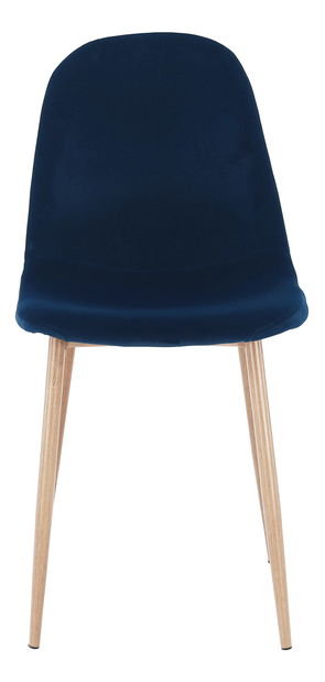 Jídelní židle Angelique (modrá + buk)