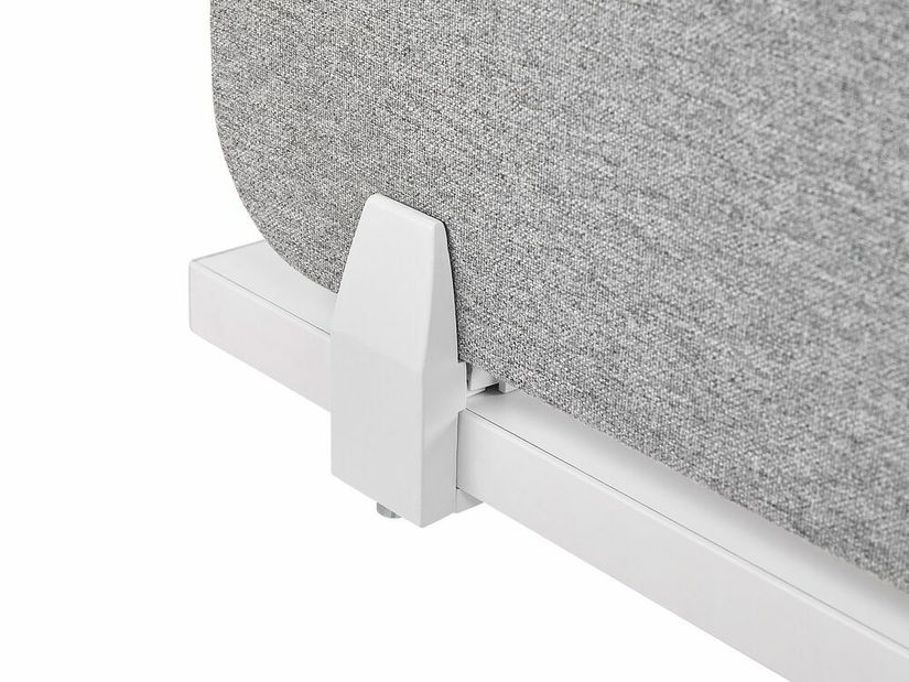 Přepážka na pracovní stůl 80x40 cm Whitley (světle šedá)