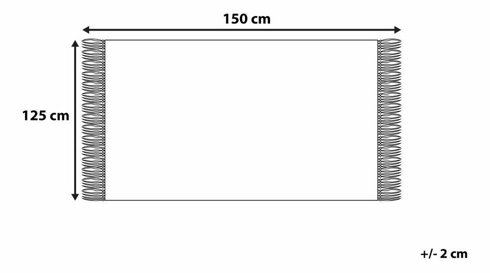 Deka 150x125 cm NAVIRA (textil) (béžová)