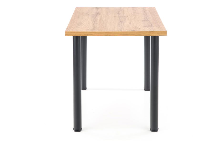 Jídelní stůl Maxom (dub wotan + černá) (pro 4 osoby)