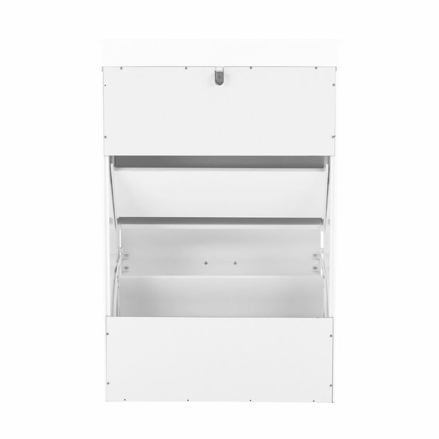 Botník 2-řadový Slebera typ 1 (bílá)