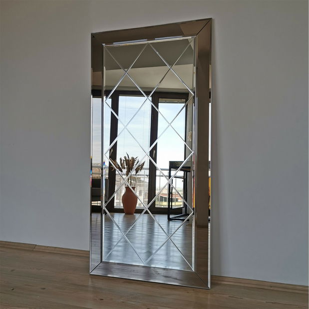 Zrcadlo Silvery IV (Stříbrná)